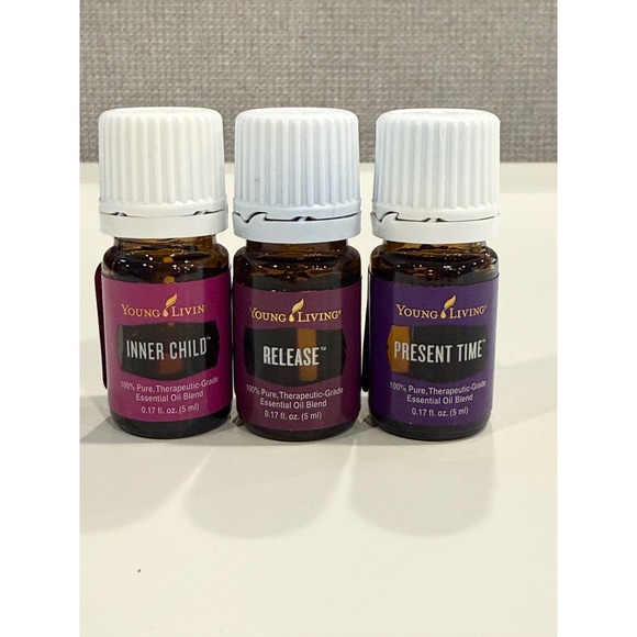 Young Living Essential Oil Blend Set Inner Child Release Present Time 5ml 3pk